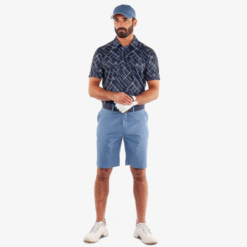 Polo Mathias Navy Moonlight Blue Homme