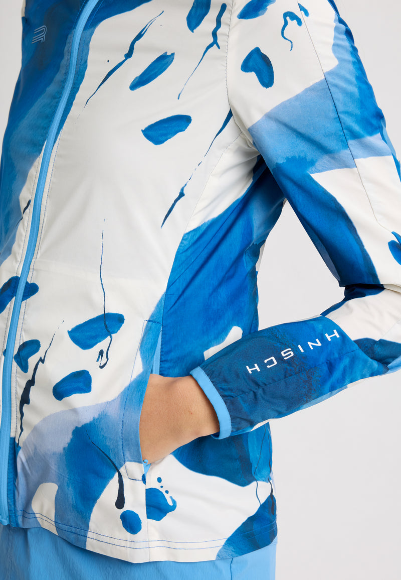 Veste Packable Ultralight Blue Aquarelle Femme