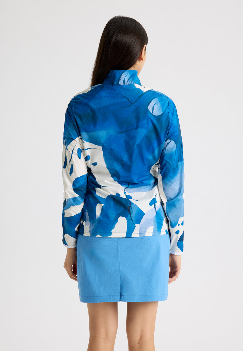 Veste Packable Ultralight Blue Aquarelle Femme