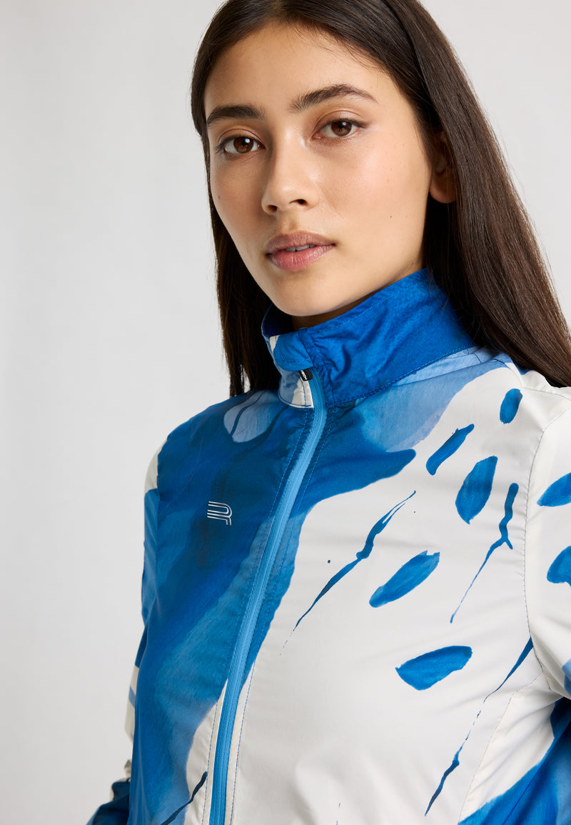 Veste Packable Ultralight Blue Aquarelle Femme