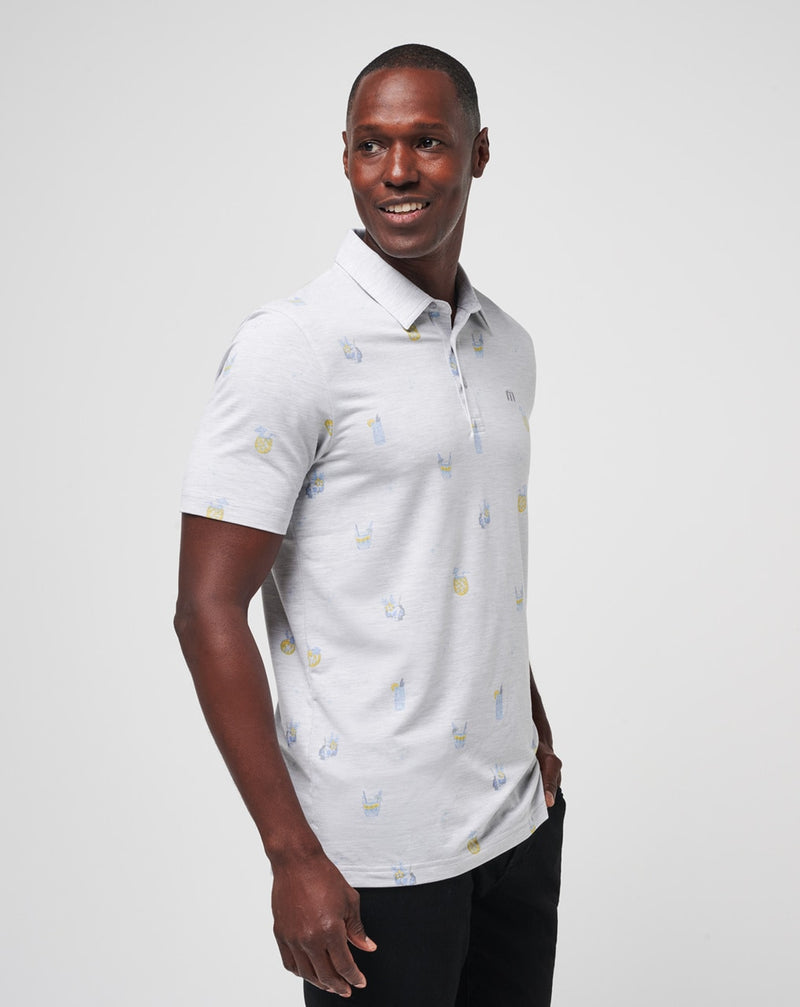 Polo Call The Shots Heather Light Grey Homme