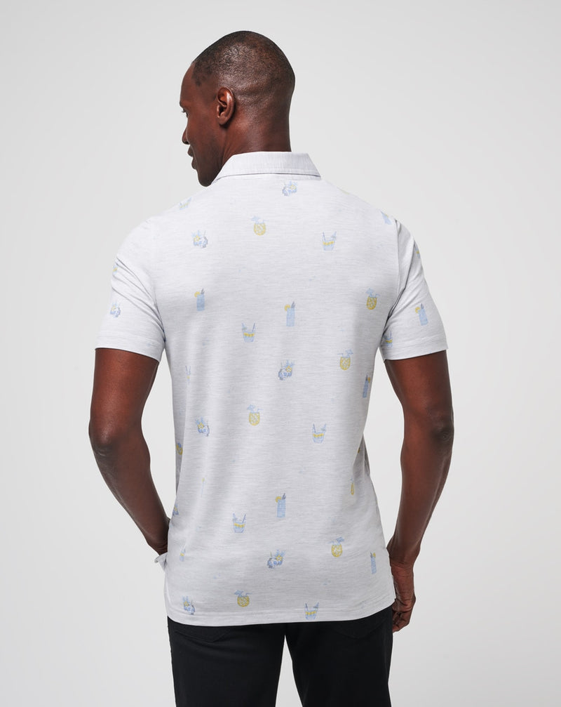 Polo Call The Shots Heather Light Grey Homme