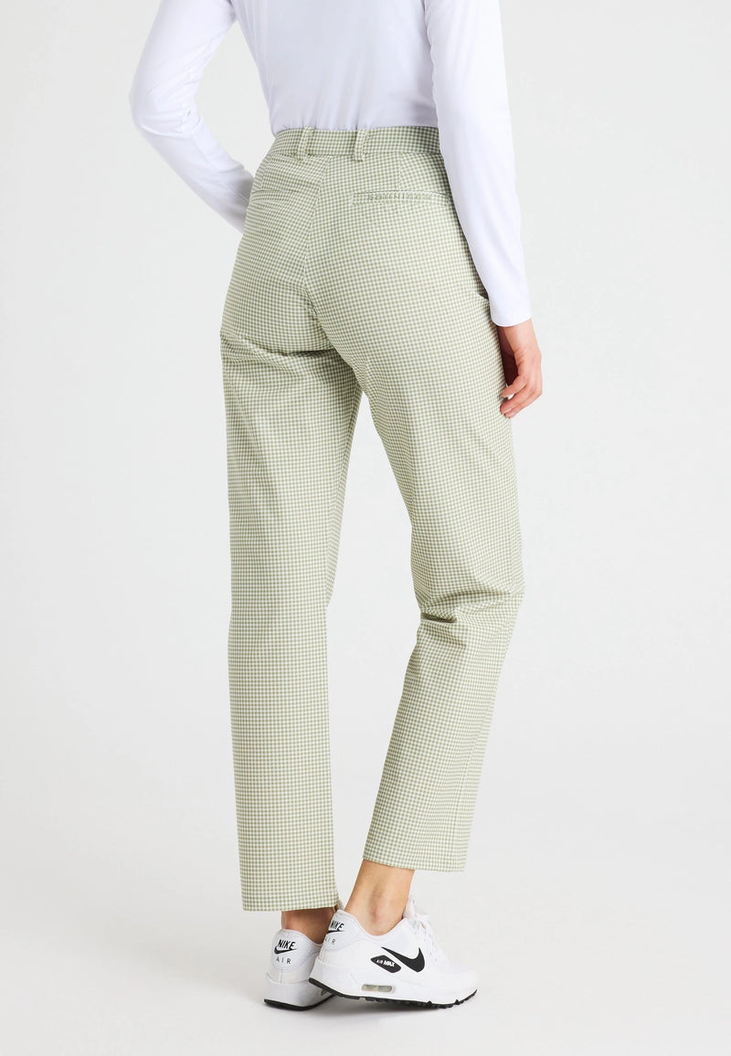 Pantalon Fairway Minicheck Sage Femme