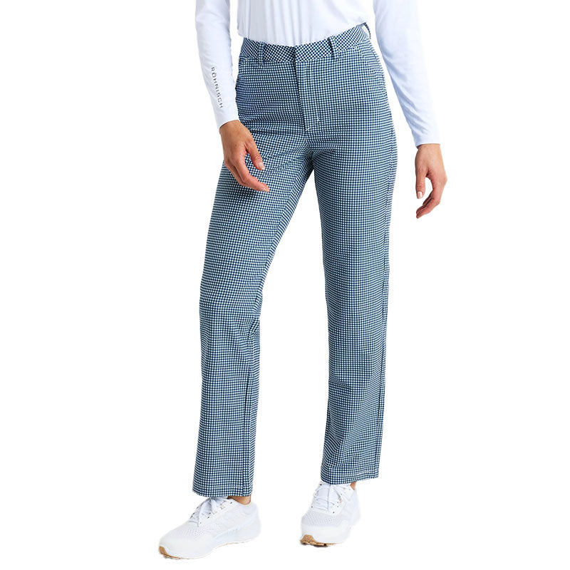 Pantalon Fairway Minicheck Navy Femme