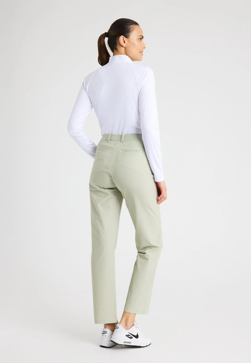 Pantalon Fairway Minicheck Sage Femme
