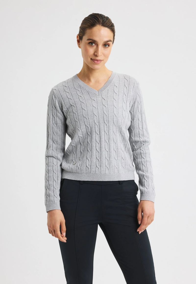 Pull Knitted Grey Femme