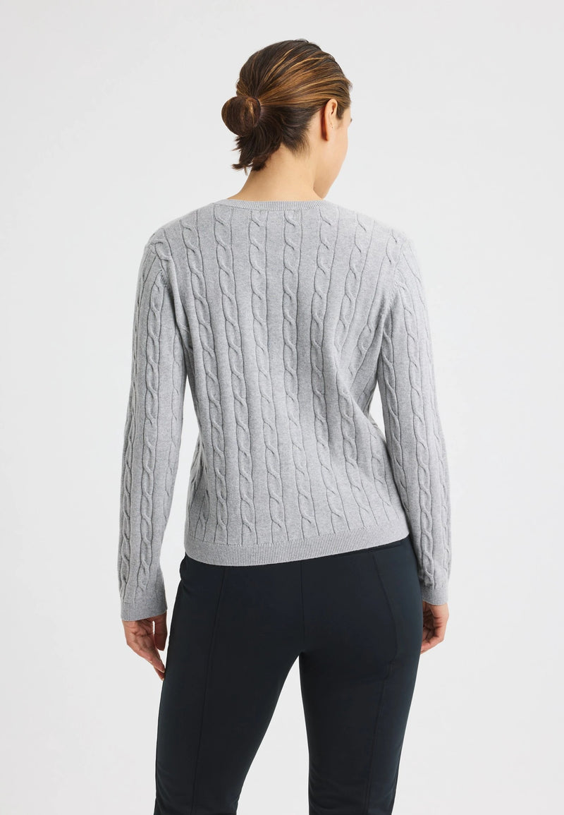 Pull Knitted Grey Femme