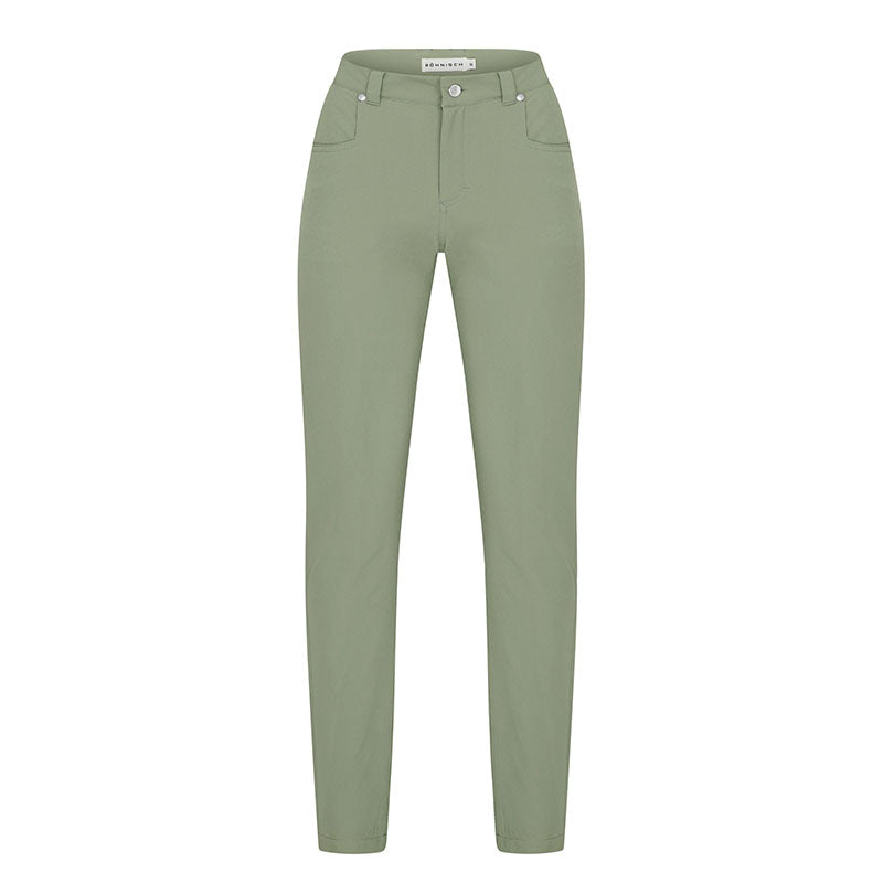 Pantalon Chie Brushed Sage Green Femme