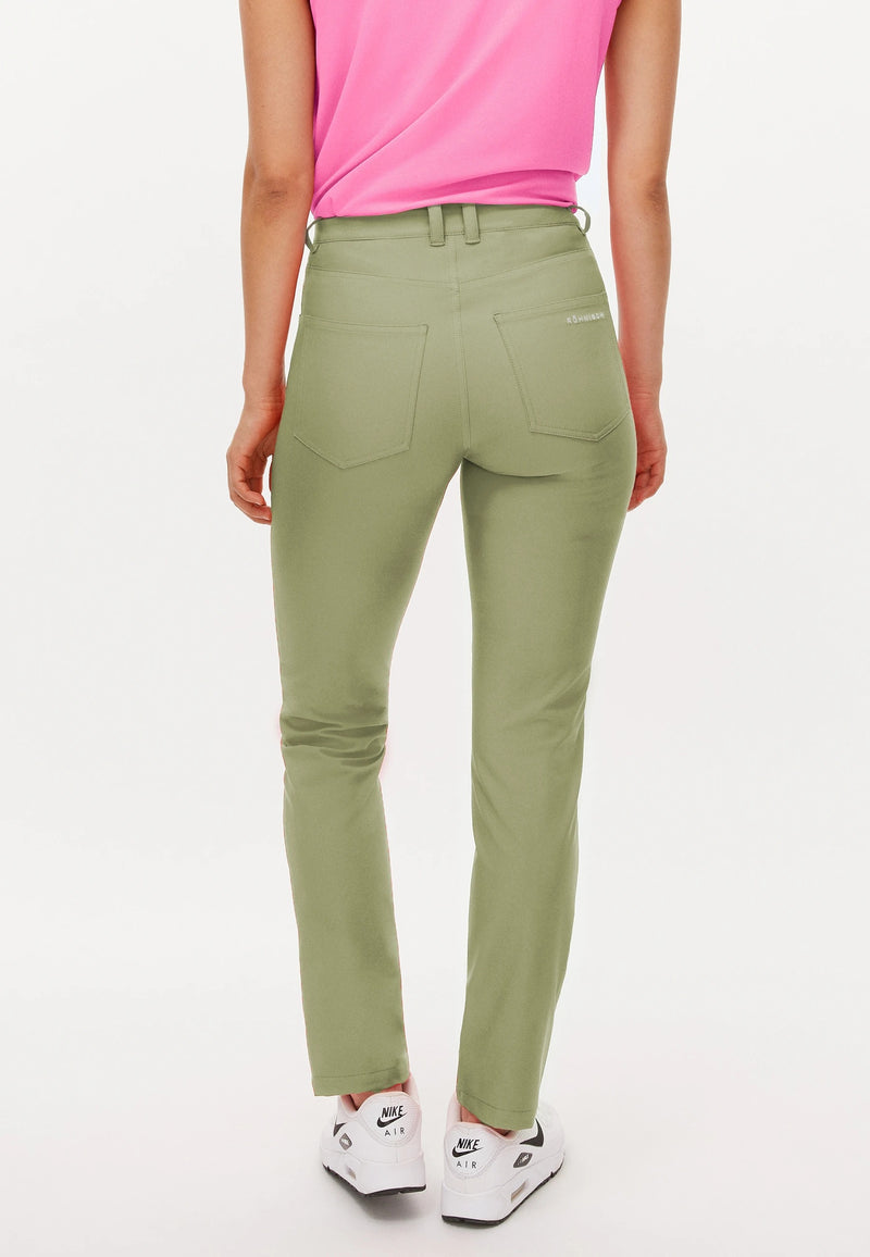 Pantalon Chie Brushed Sage Green Femme