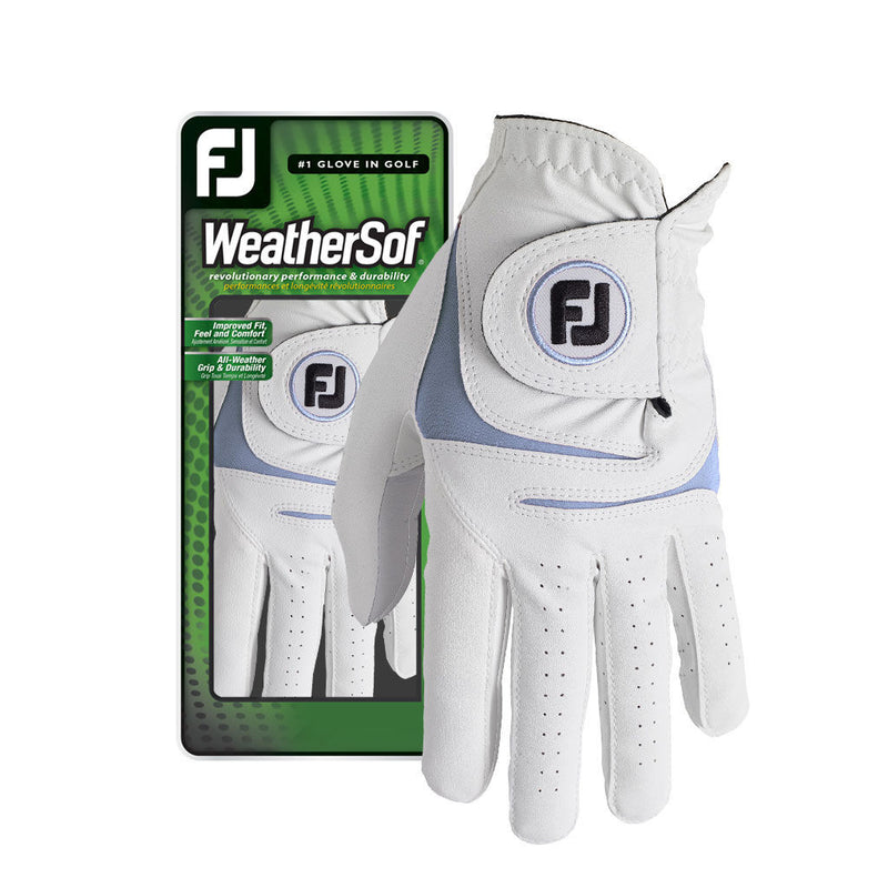 Pack de 6 Gants WheatherSof Blanc/Bleu Homme Droitier