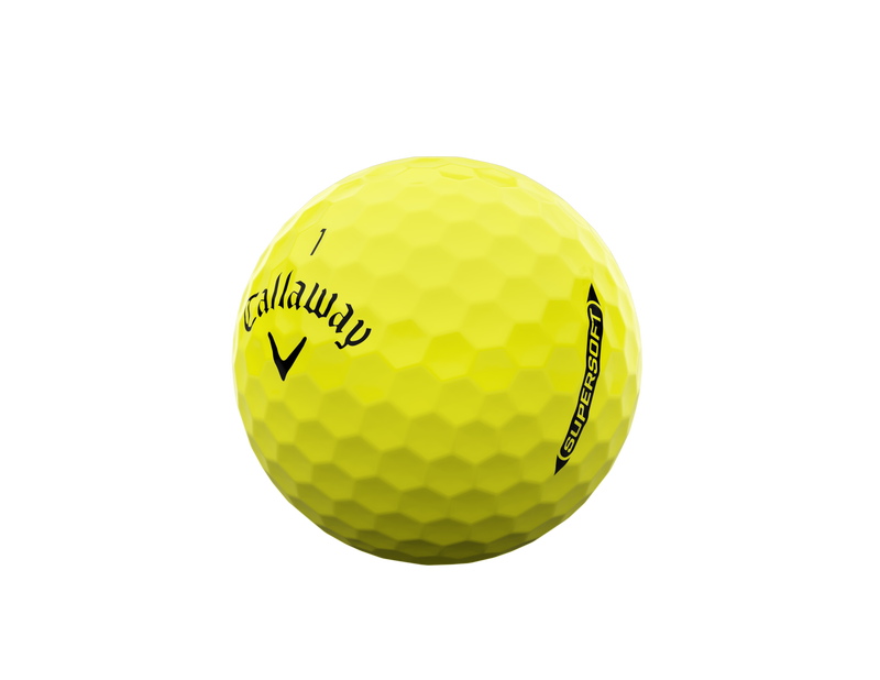 12 Balles de golf Supersoft Yellow