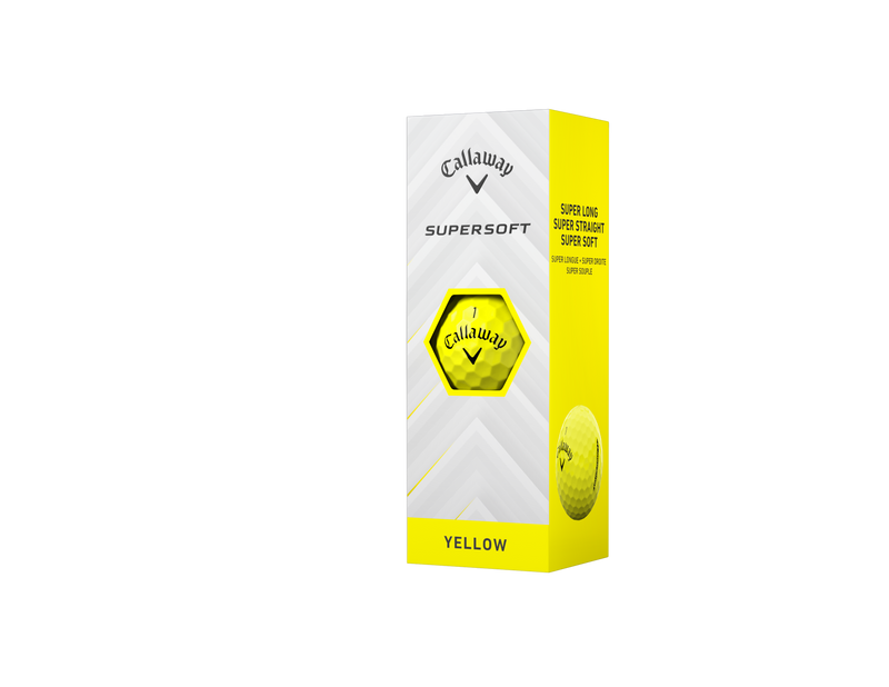 12 Balles de golf Supersoft Yellow