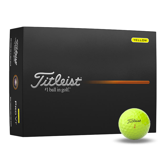 12 Balles de golf Pro V1 Yellow 2025