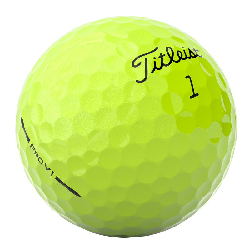 12 Balles de golf Pro V1 Yellow 2025