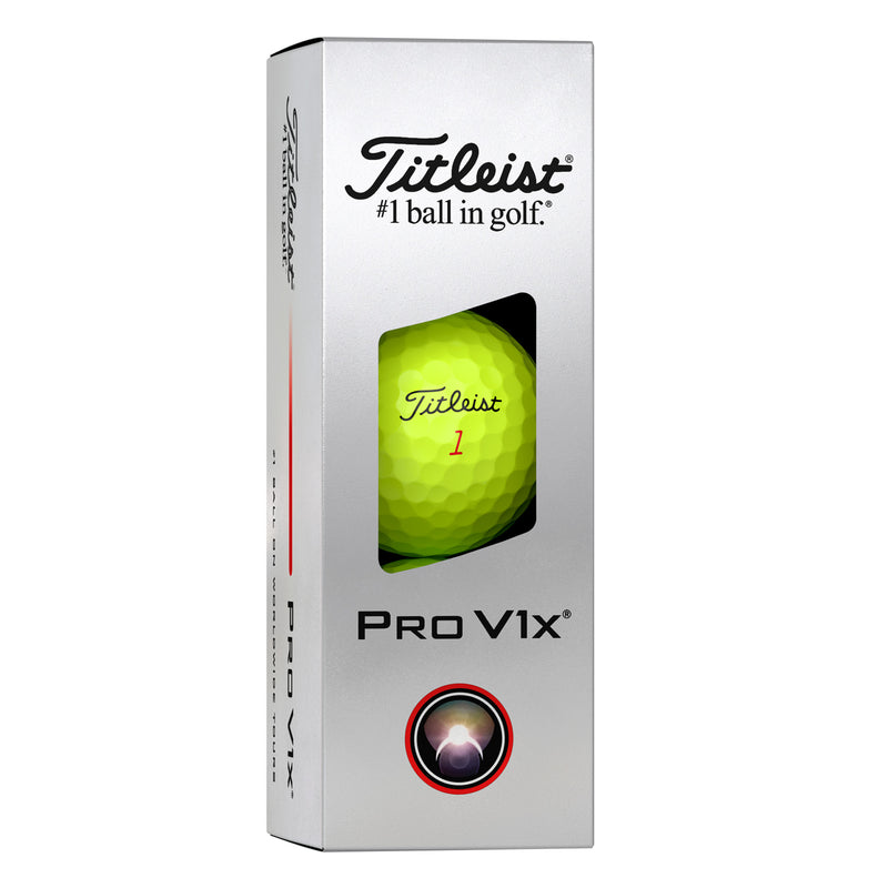 12 Balles de golf Pro V1X Yellow 2025