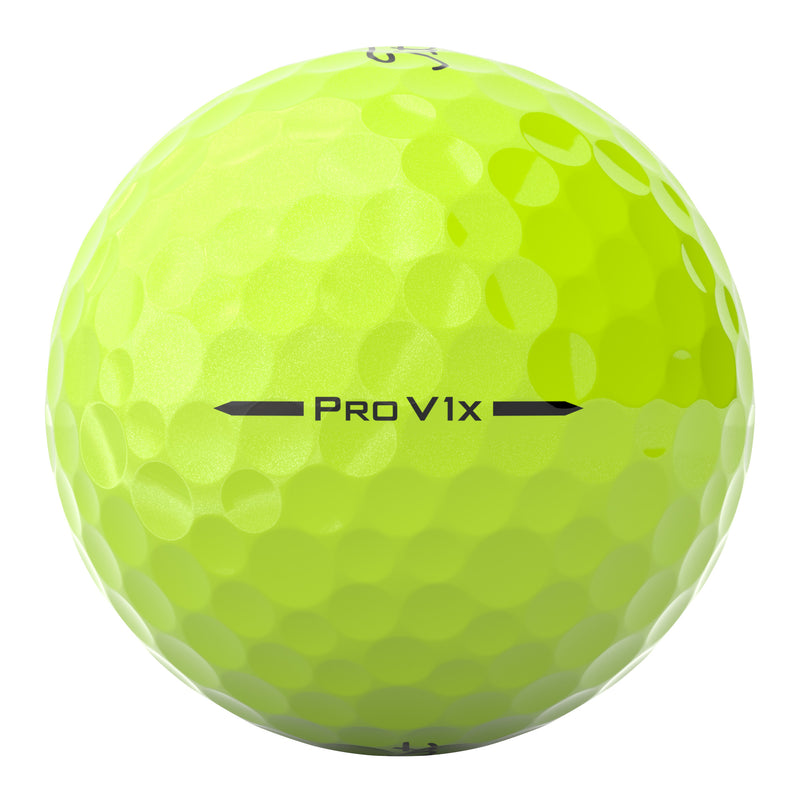 12 Balles de golf Pro V1X Yellow 2025