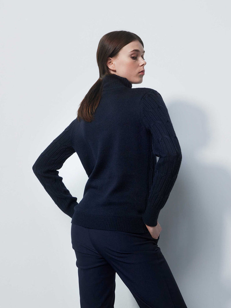 Pull Olivet Doublé Dark Blue Navy Femme