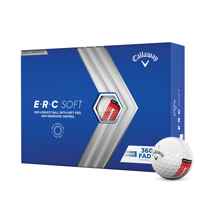 12 Balles de golf ERC Soft 360 Fade