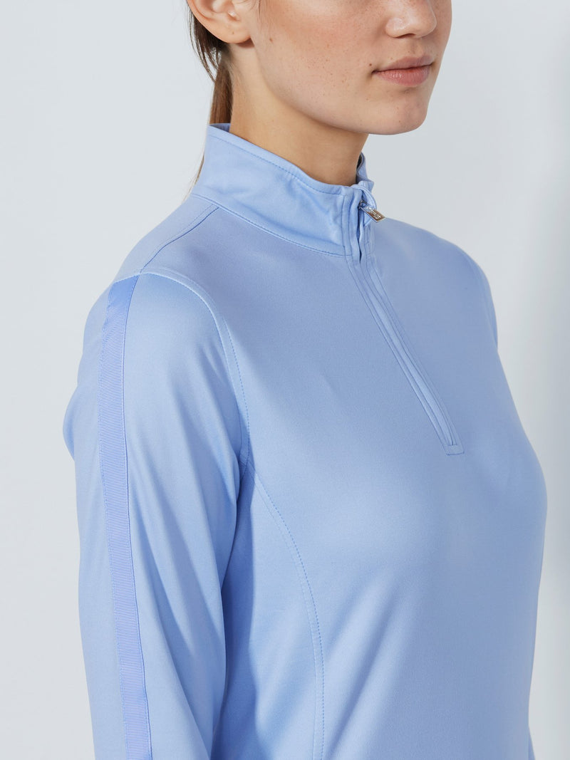 Midlayer 1/4 Zip Anna Blue Femme