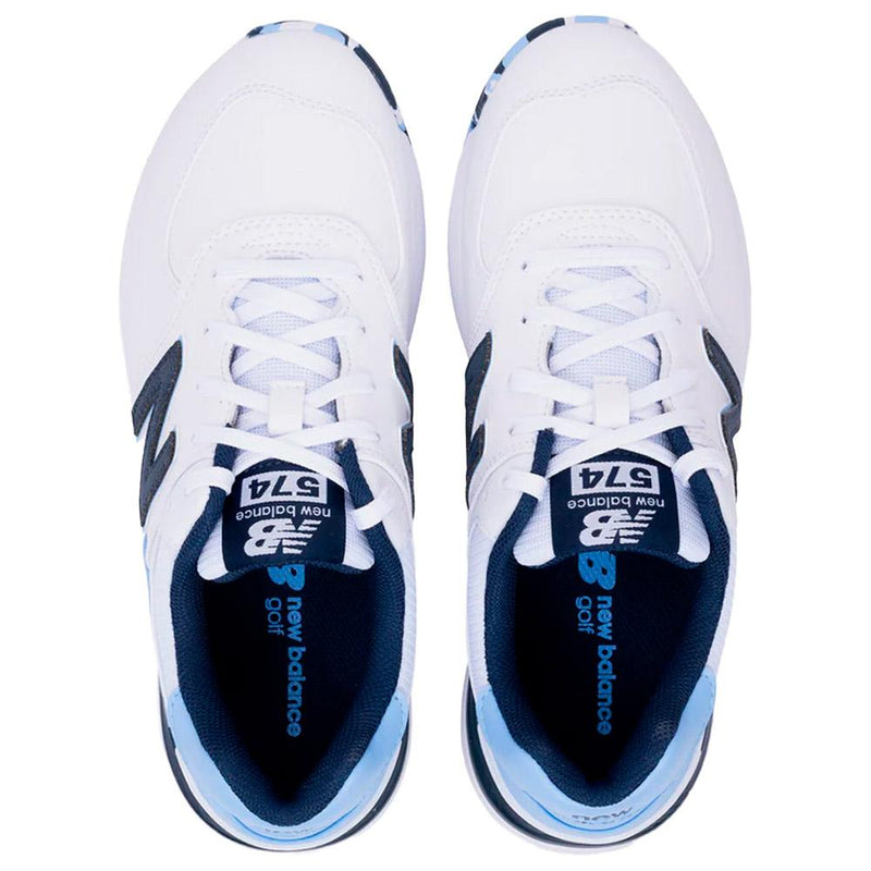 574 Greens Blanc/Bleu Femme