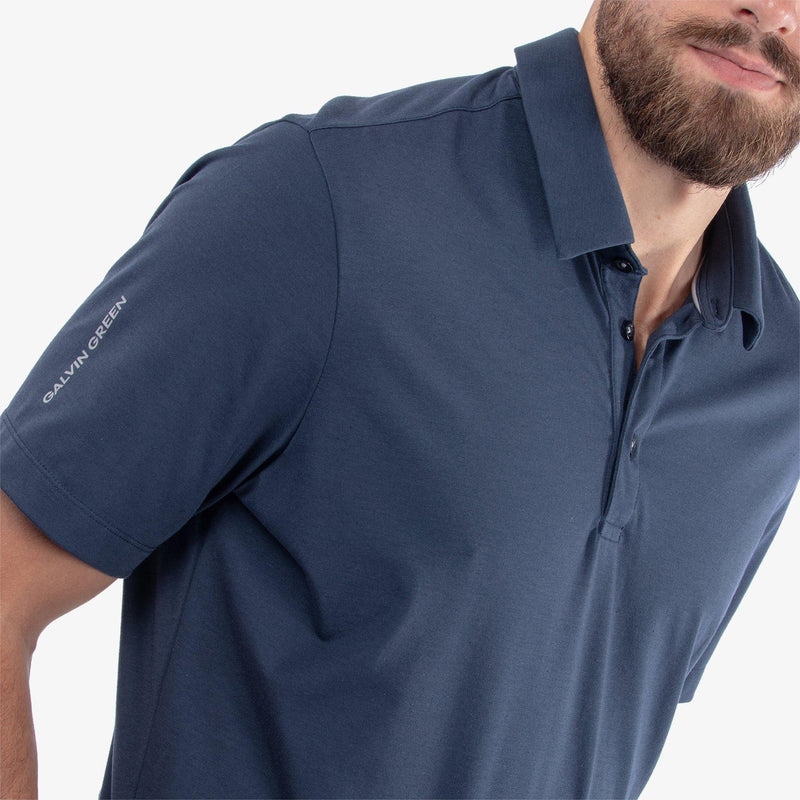 Polo Marcelo Navy Homme
