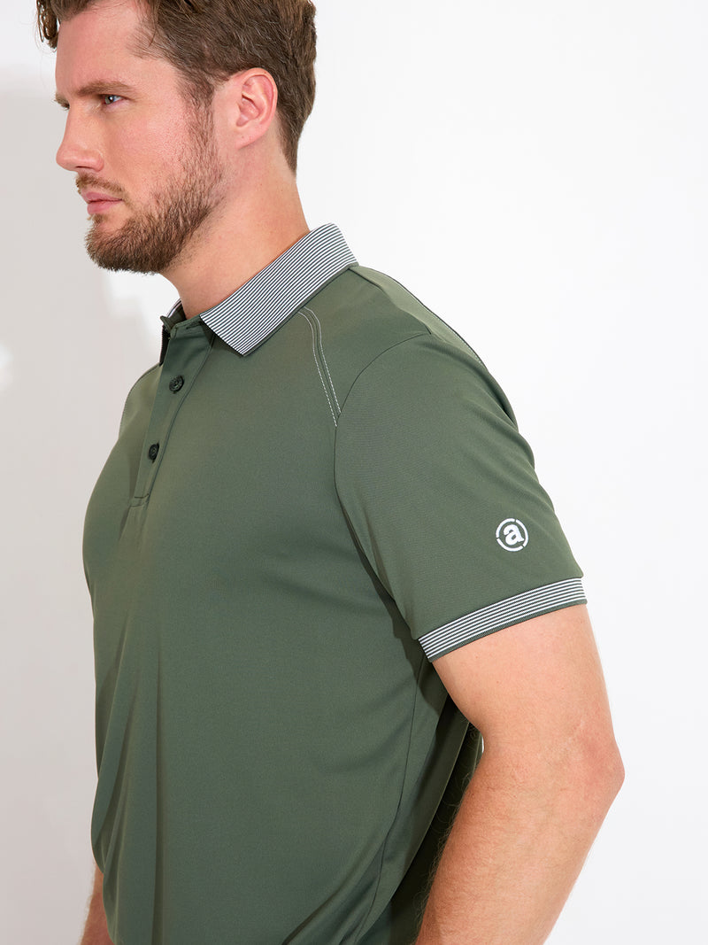 Polo Hanbury Drycool Forest Homme