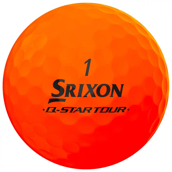 12 Balles de golf Q Star Tour Divide 2 Yellow Orange