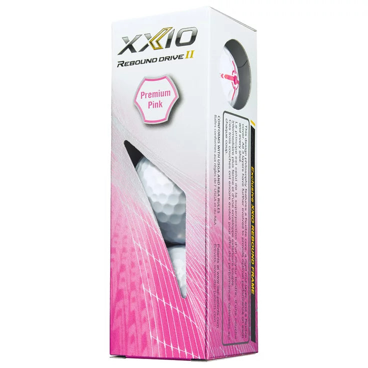 12 Balles de golf Rebound Drive 2 Premium Pink