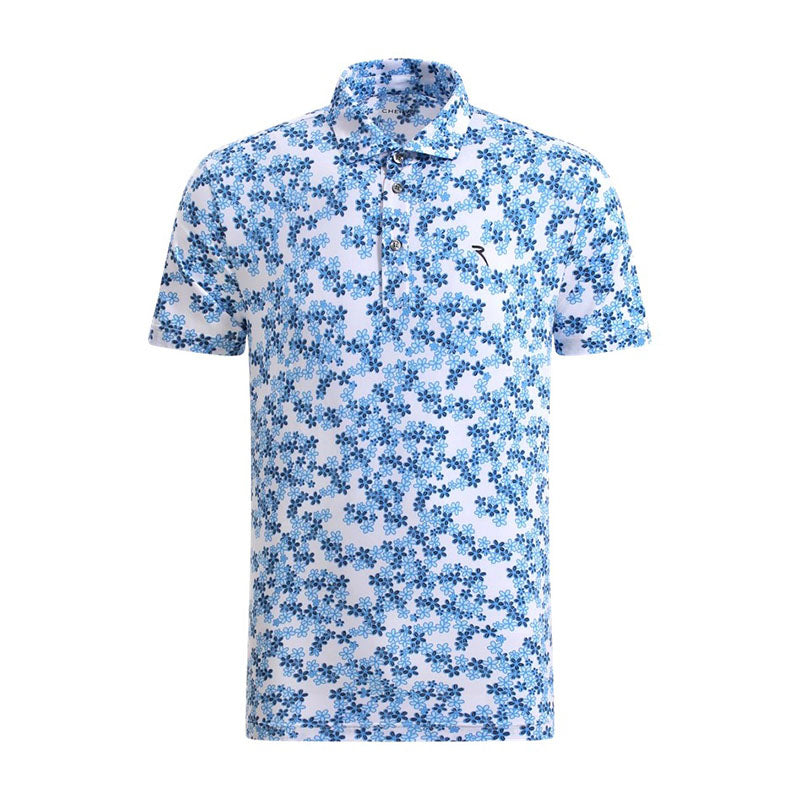 Polo Albergo Bleu clair/Blanc Homme