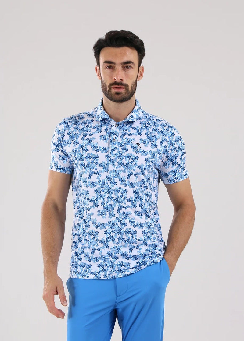 Polo Albergo Bleu clair/Blanc Homme