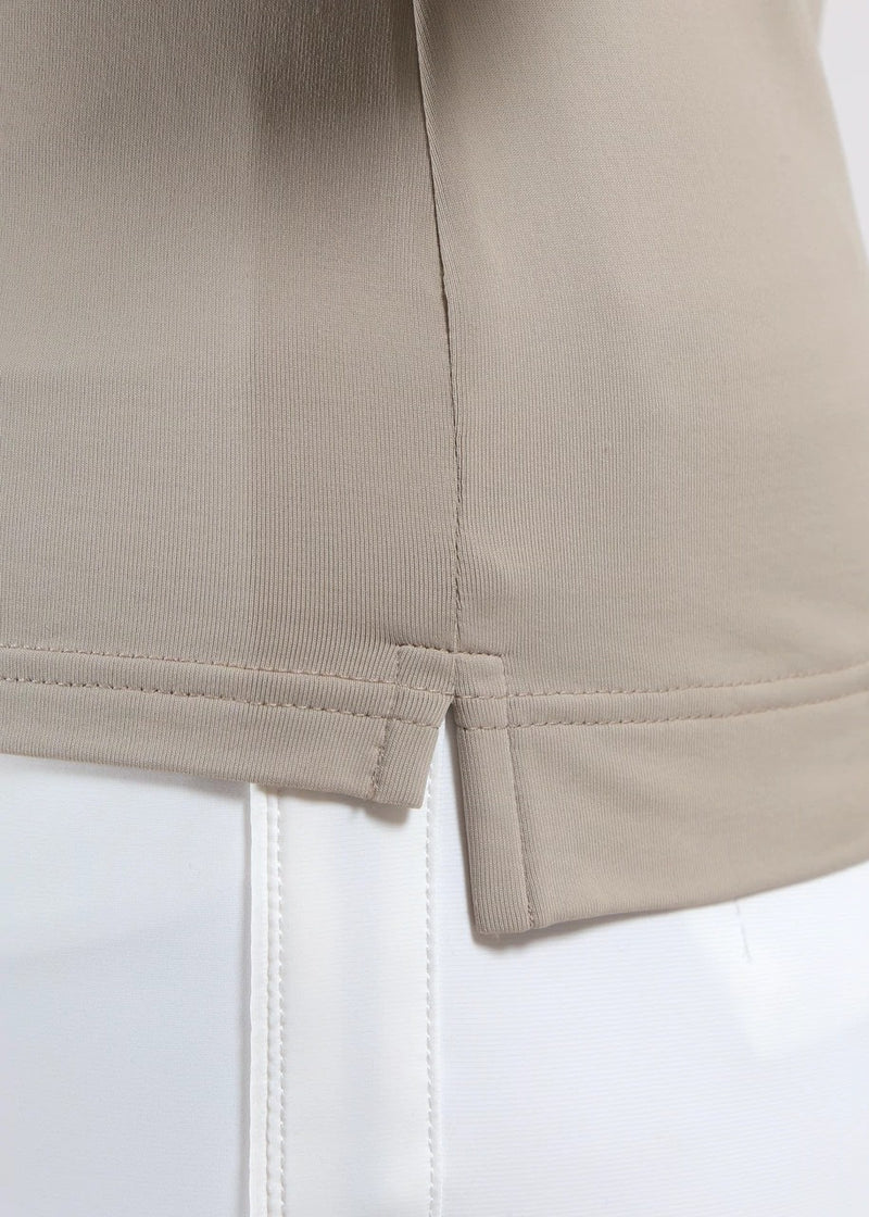 Polo Manches Longues Atma Beige Femme