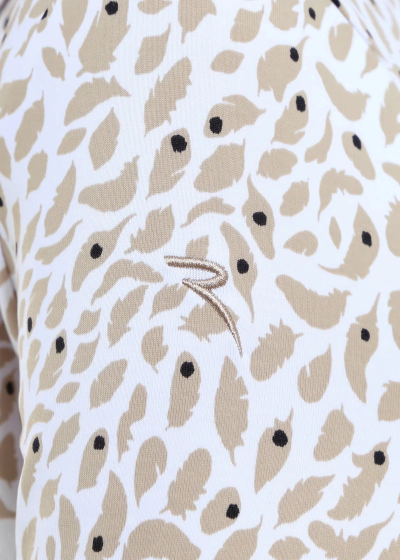 Polo Manches Longues Adrenalina Beige Femme