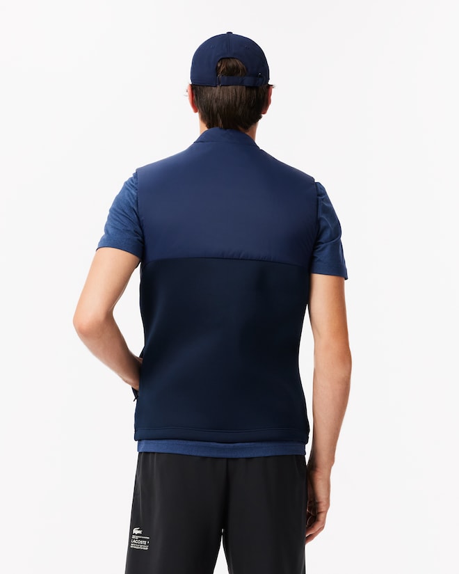 Veste Sans Manche Sport Matelassée Bleu Marine Homme