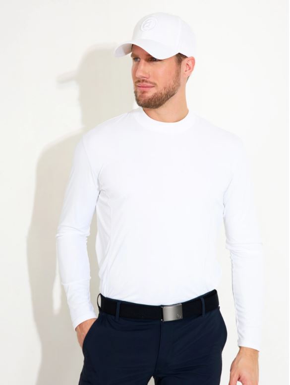 Polo Aloha UV White Homme
