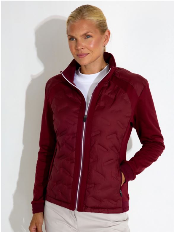 Veste Hybride Portrush Cranberry Femme