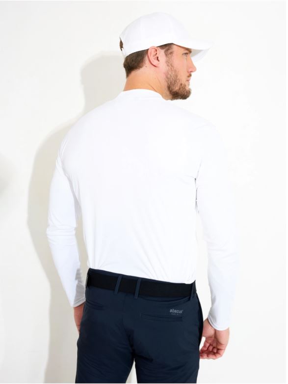 Polo Aloha UV White Homme