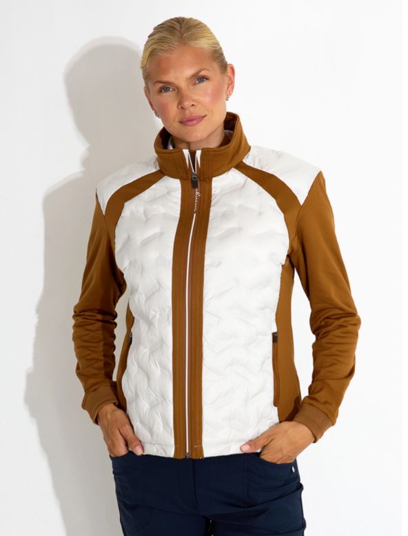 Veste Hybride Portrush Cognac Femme