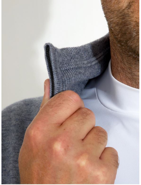Pull Liffin Windstopper Grey Homme