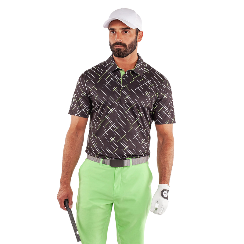 Polo Mathias Black Paradise Green Homme