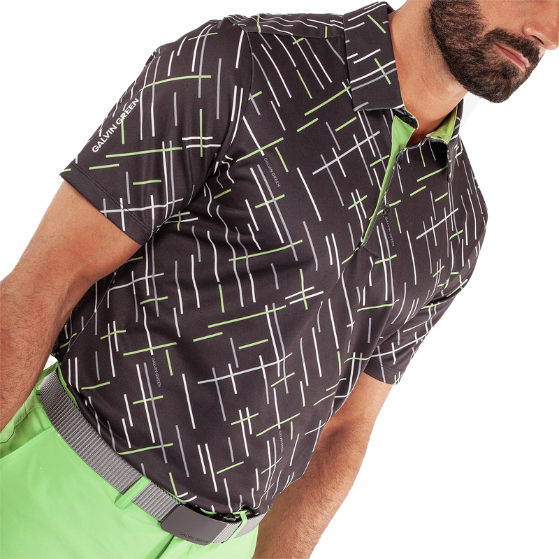 Polo Mathias Black Paradise Green Homme