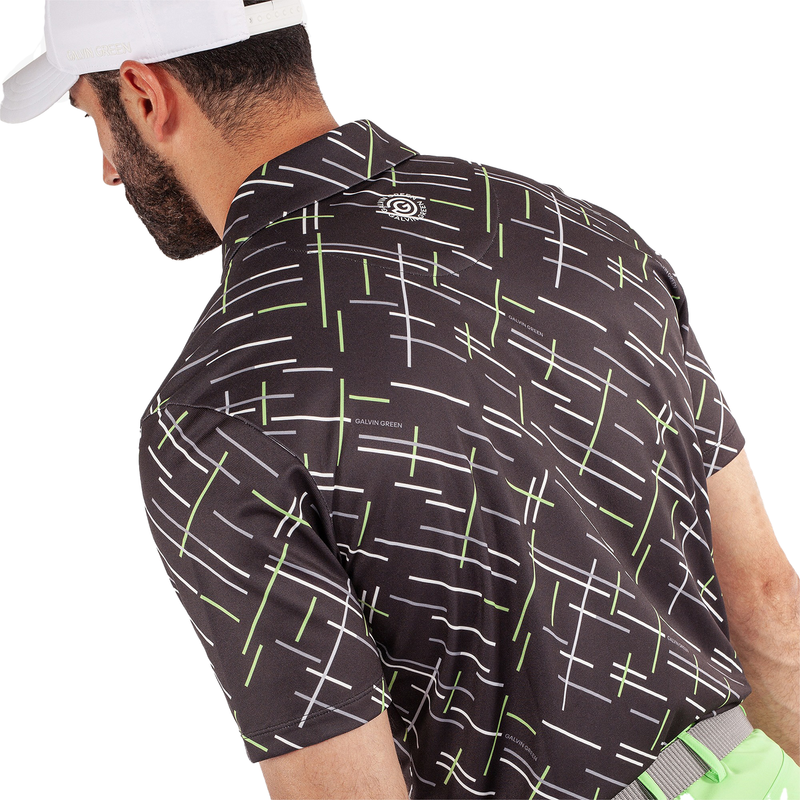 Polo Mathias Black Paradise Green Homme
