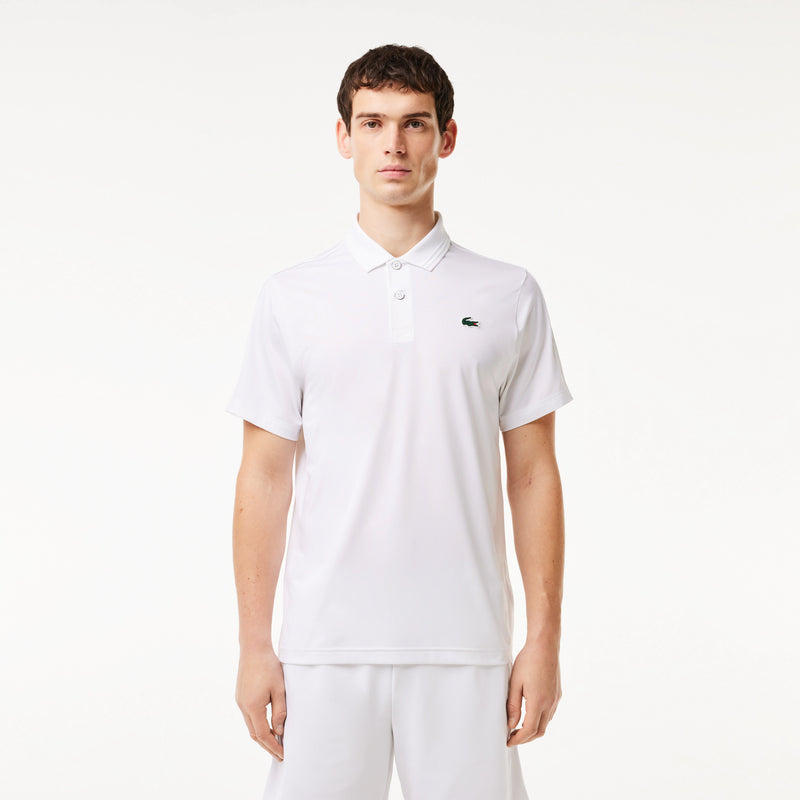 Polo Sport Regular fit en Tissu recyclé Blanc Homme