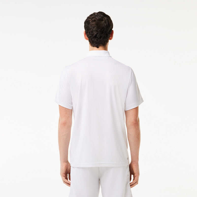 Polo Sport Regular fit en Tissu recyclé Blanc Homme