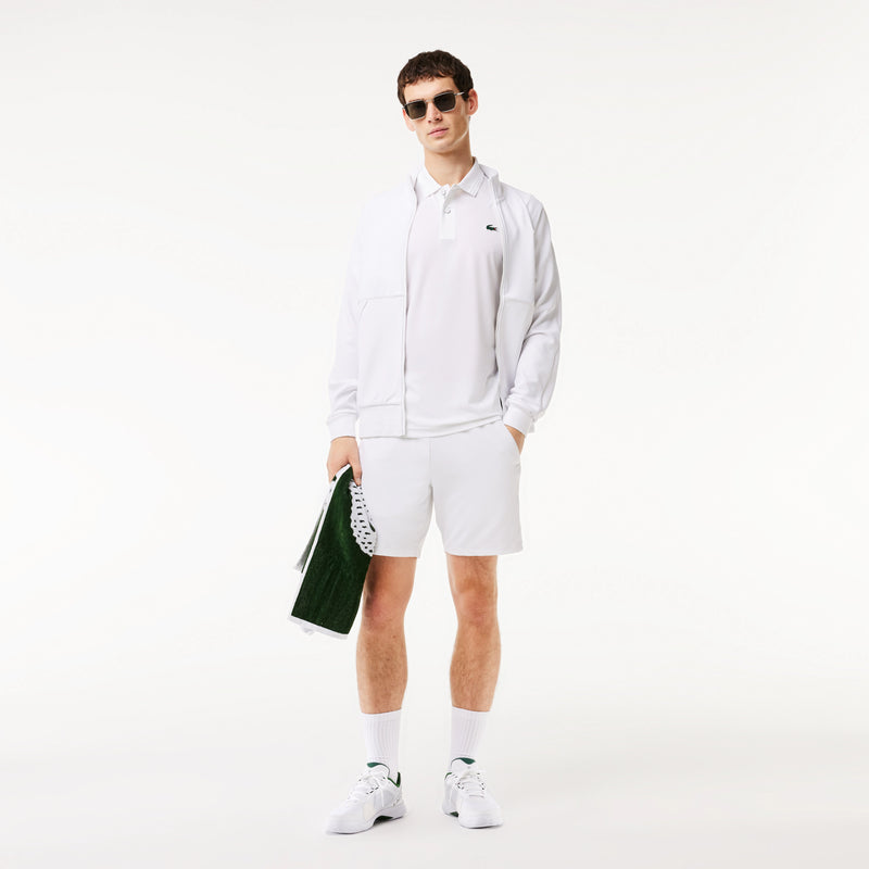 Polo Sport Regular fit en Tissu recyclé Blanc Homme