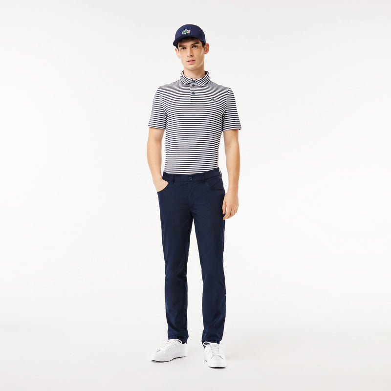 Polo Ultra-Dry Stretch Anti-UV Blanc Bleu Homme