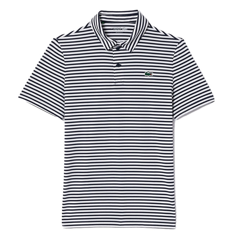 Polo Ultra-Dry Stretch Anti-UV Blanc Bleu Homme