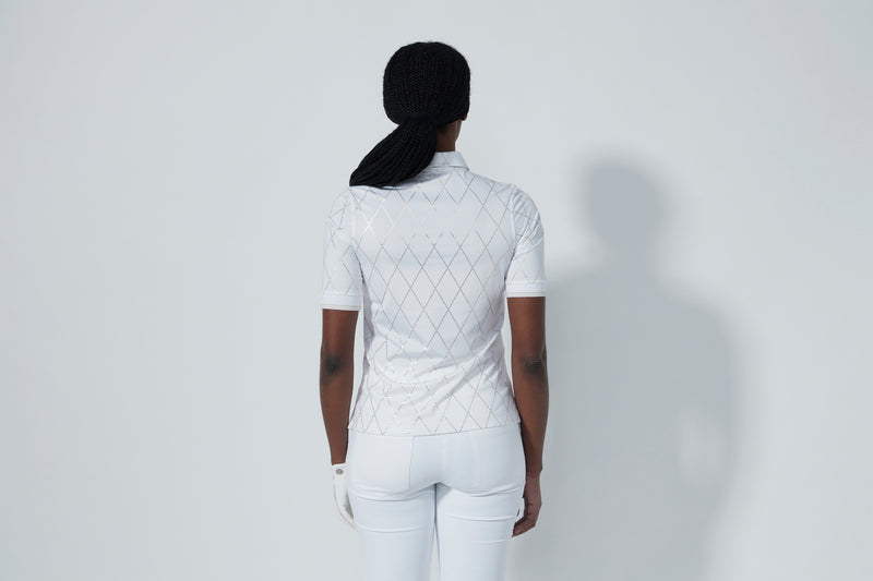 Polo Chroma Metallic Argyle Femme