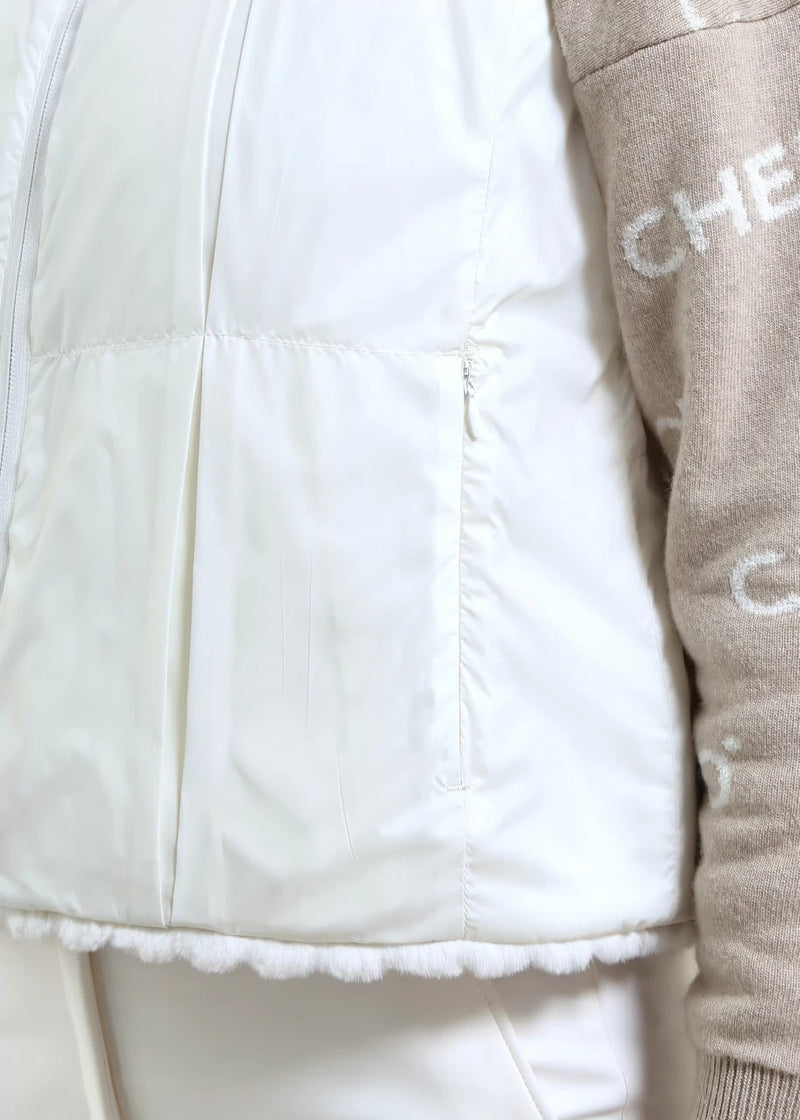 Veste Sans manche Export Blanc Femme