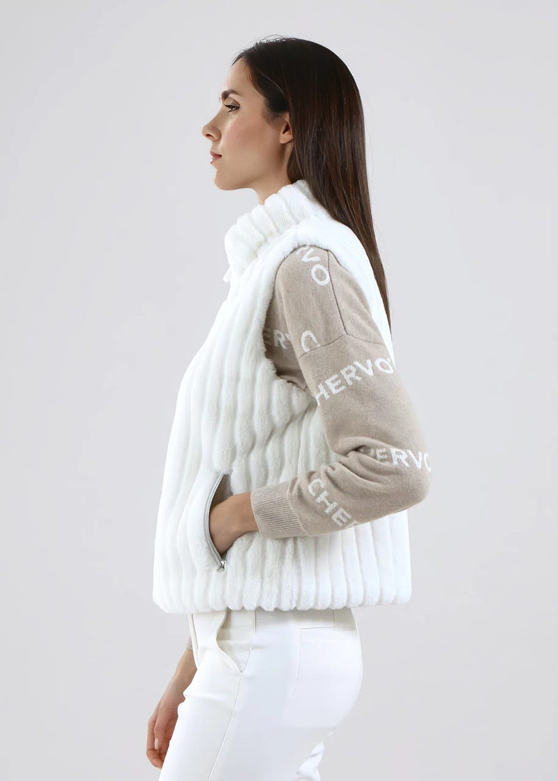 Veste Sans manche Export Blanc Femme