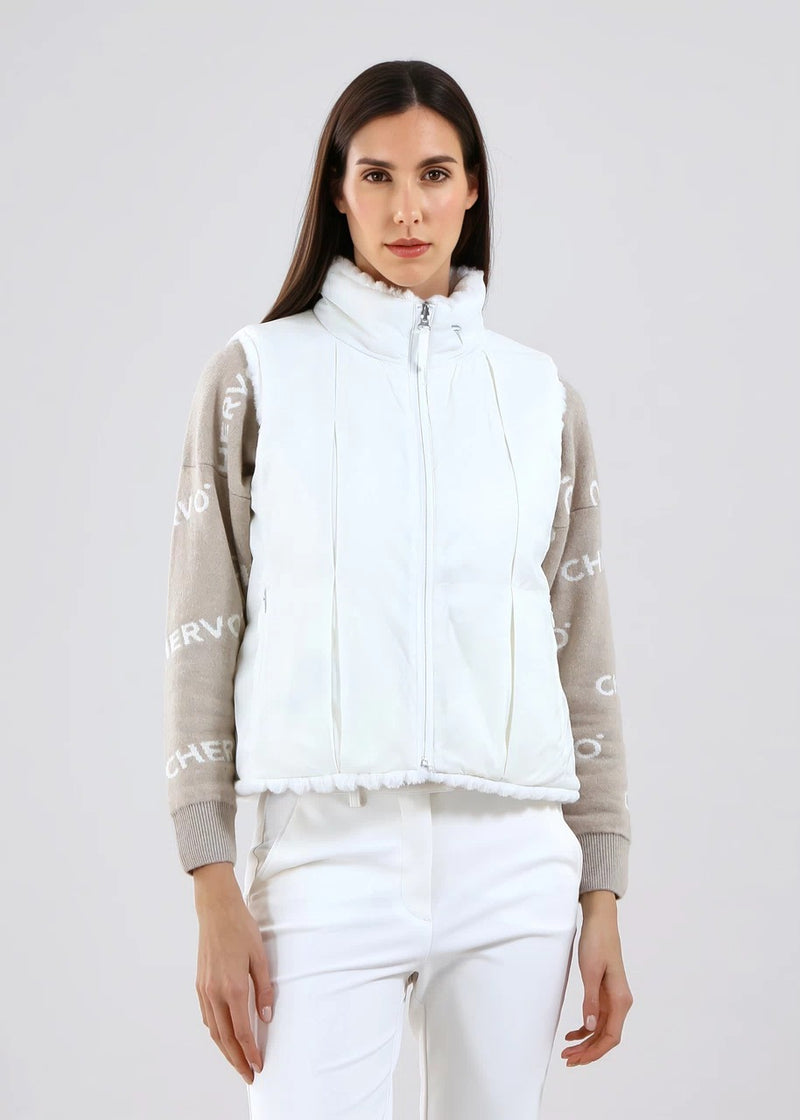 Veste Sans manche Export Blanc Femme